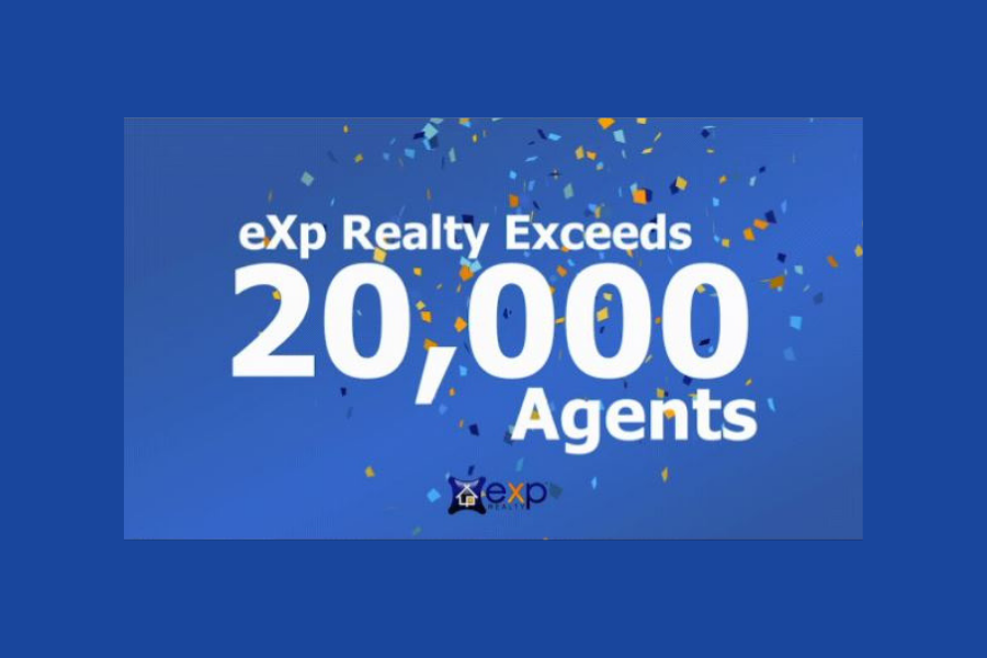eXp Realty Exceeds 20,000 agents in North America